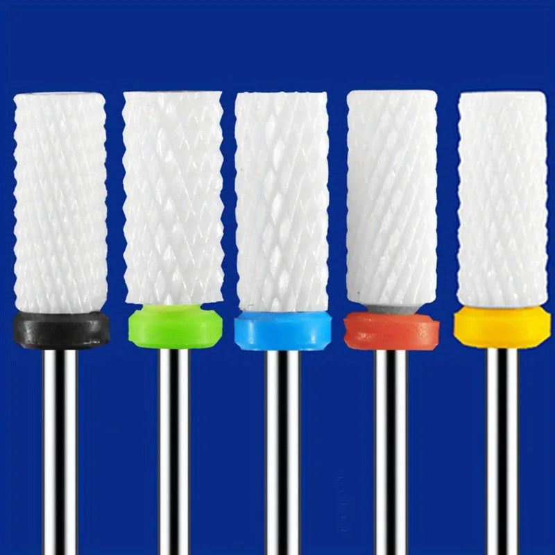 Ceramic Nail Drill Bit Set – 1/2/4 Pc Milling Cutter Kit Nail Drill Bit Set QXL