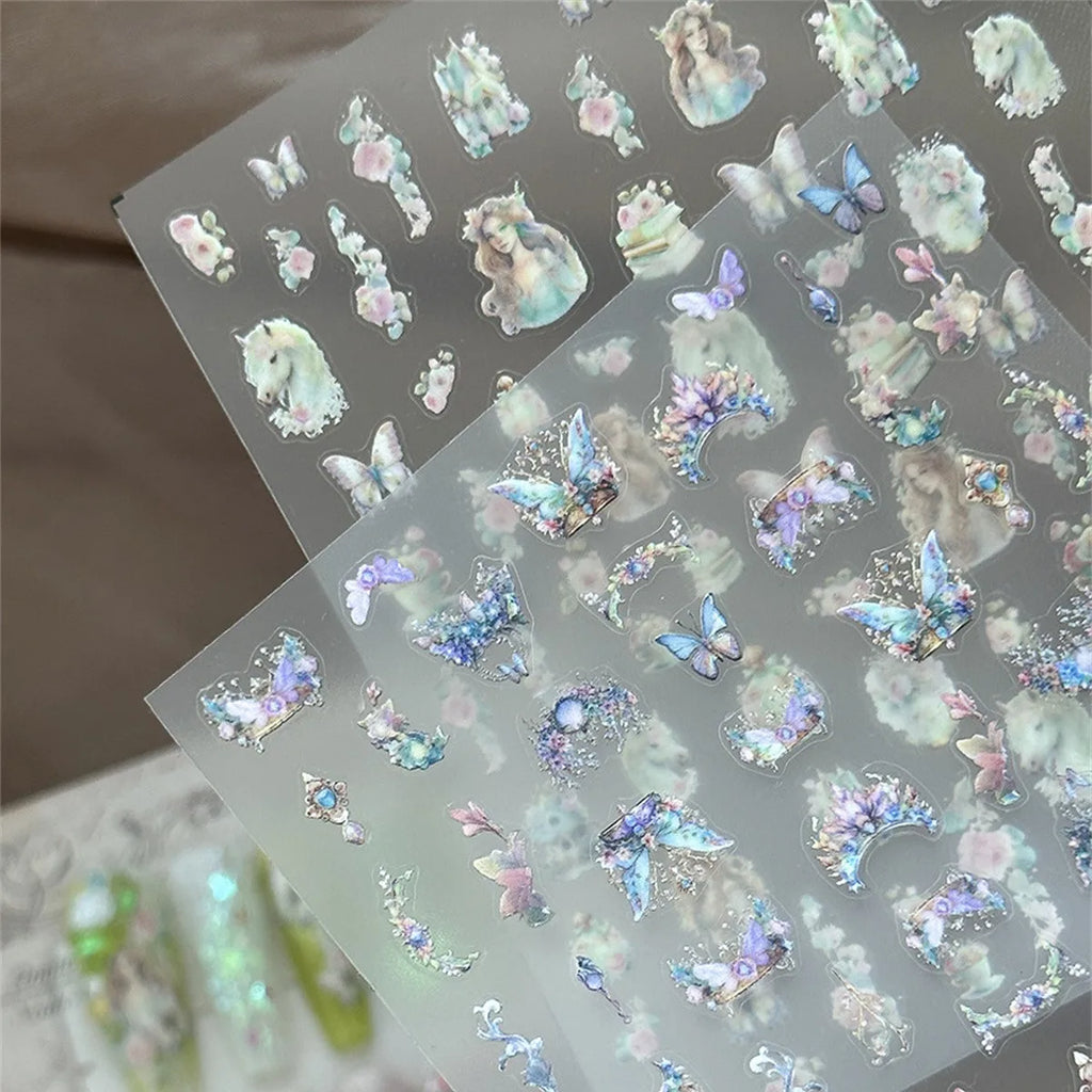 5D England Nail Art Stickers – Shiny Transfer Decals | NAILFYOU Nail Art Stickers QXL