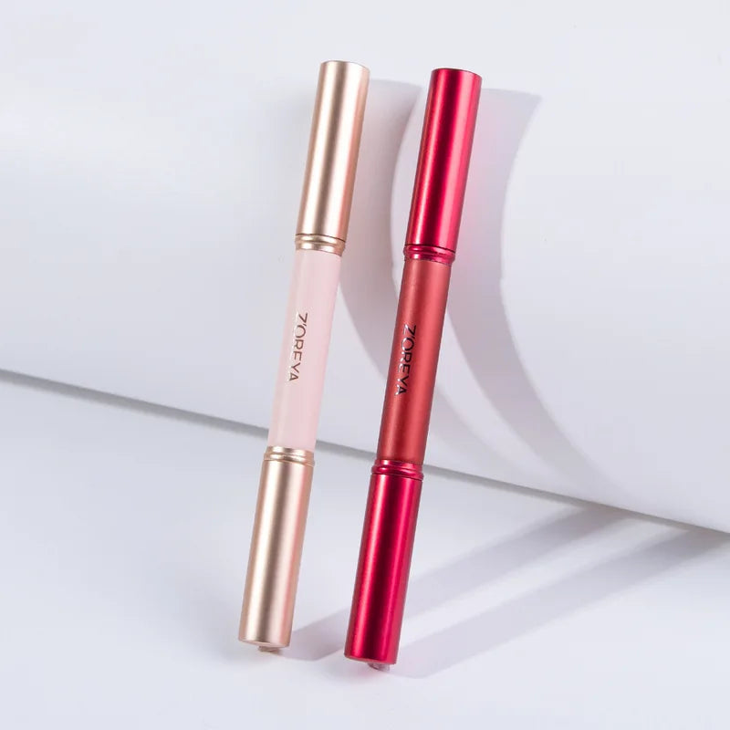 Zoreya Portable Round Head Lip & Concealer Brush – Pink Lip & Concealer Brush QXL