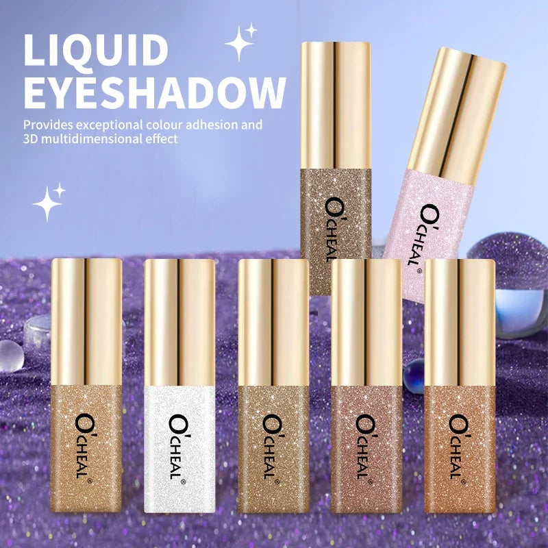 Mini Glitter Liquid Eyeshadow – Shimmer Metallic Waterproof Liquid Eyeshadow QXL