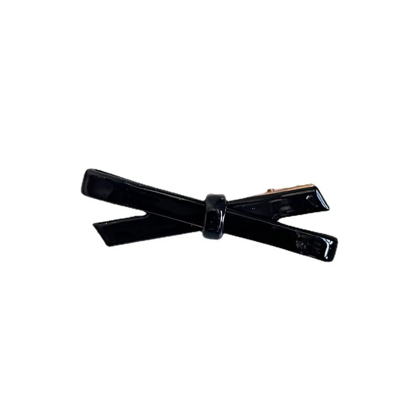 Japanese Bow Hair Clips | Acetate Jelly Color Side Clip Bow Hair Clip QXL