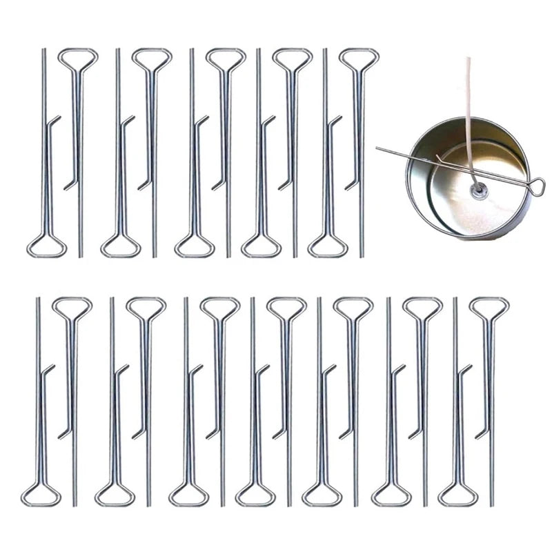 Stainless Steel Candle Wick Holders | Centering Clips 5–20 Pack Candle Making Tool QXL