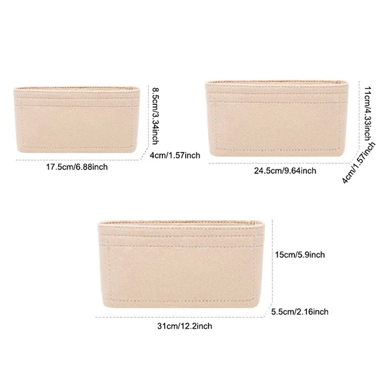 Felt Purse Organizer Insert | 8-Pocket Tote Bag Liner Purse Organizer Insert QXL