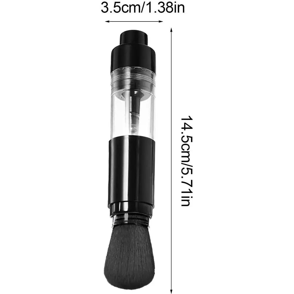 Refillable Press-Release Powder Brush | Travel Makeup Applicator Powder Makeup Brush QXL