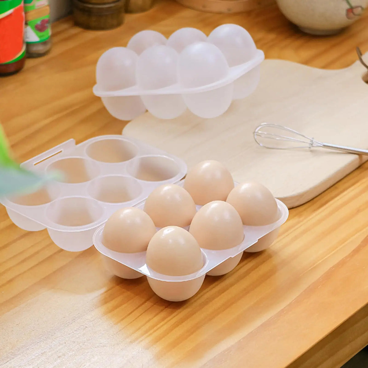 6-Egg Transparent Storage Container – Fridge, Camp & Travel Egg Storage Container QXL