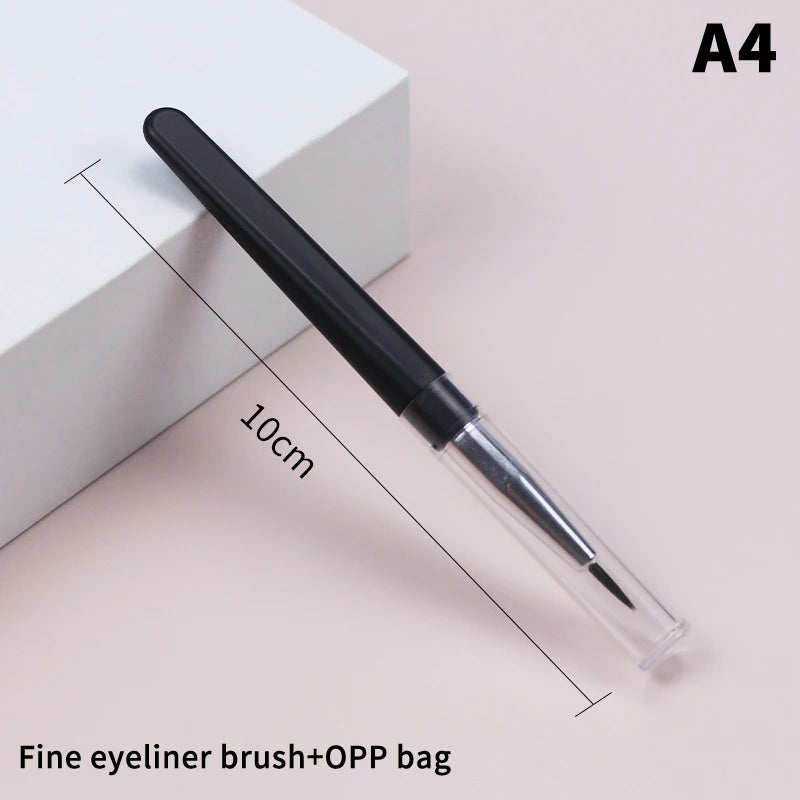 Portable Travel Makeup Brush with Lid – Eyeshadow & Eyebrow Travel Makeup Brush QXL A4