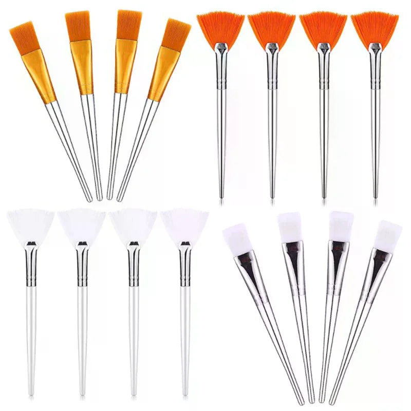 YOVIP Soft Facial Mask Brushes – 3 or 4-Piece Set Facial Mask Brush Set QXL