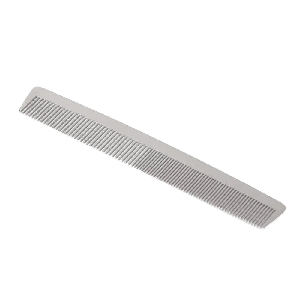 Professional Stainless Steel Hair Comb + PU Leather Bag Professional Hair Comb QXL