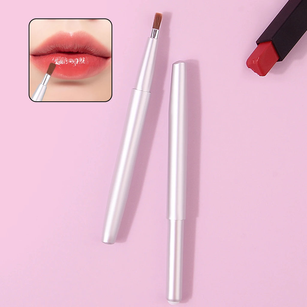 2-Pack Retractable Lip Brush Set | Professional Lip Liner Lip Brush Set QXL