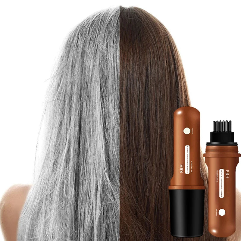 Hair Dye Stick with Built-In Comb | Gray Touch-Up Pen Hair Dye Stick QXL