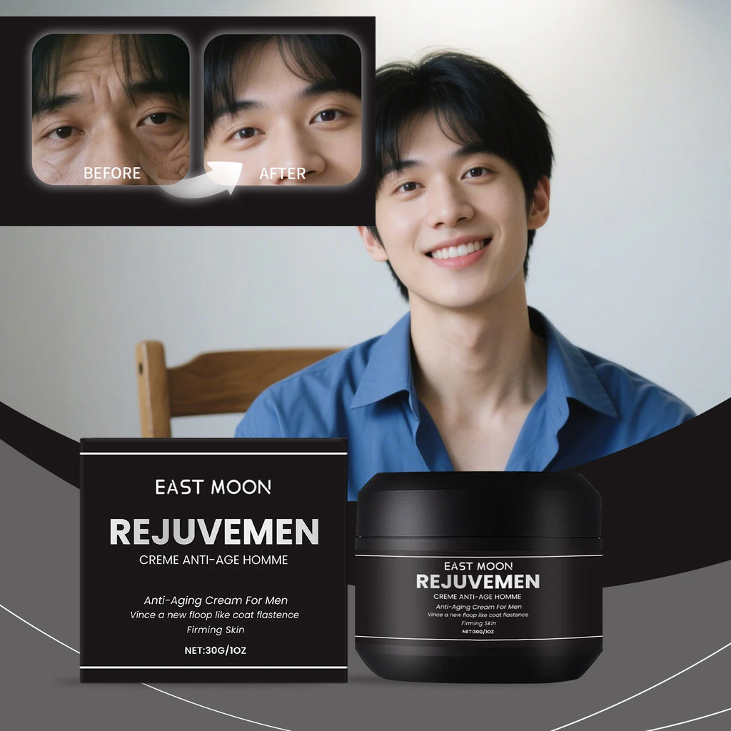 East Moon Men's Anti-Aging Face Cream | Firming & 24H Hydration Men's Face Cream QXL