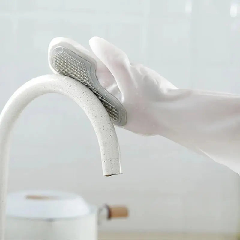 Waterproof Reusable Household Cleaning Gloves – 2 Pairs Household Cleaning Gloves QXL