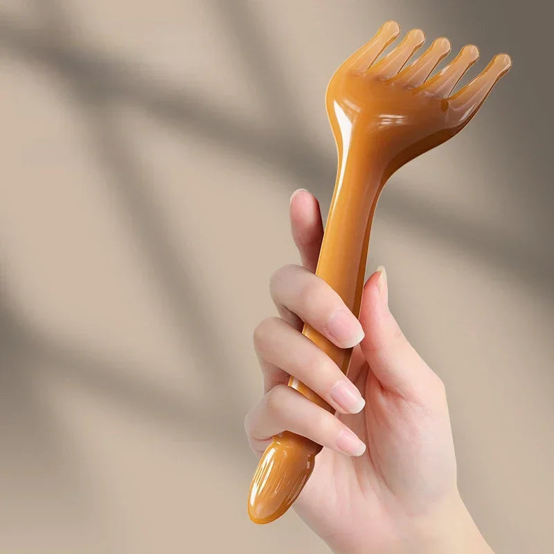 Resin Five-Claw Scalp Gua Sha Massager | Head & Body Tool Gua Sha Massager QXL