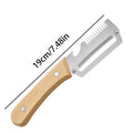 Stainless Steel Vegetable Peeler Wooden Handle | 2-Pack Vegetable Peeler Set QXL 2pcs
