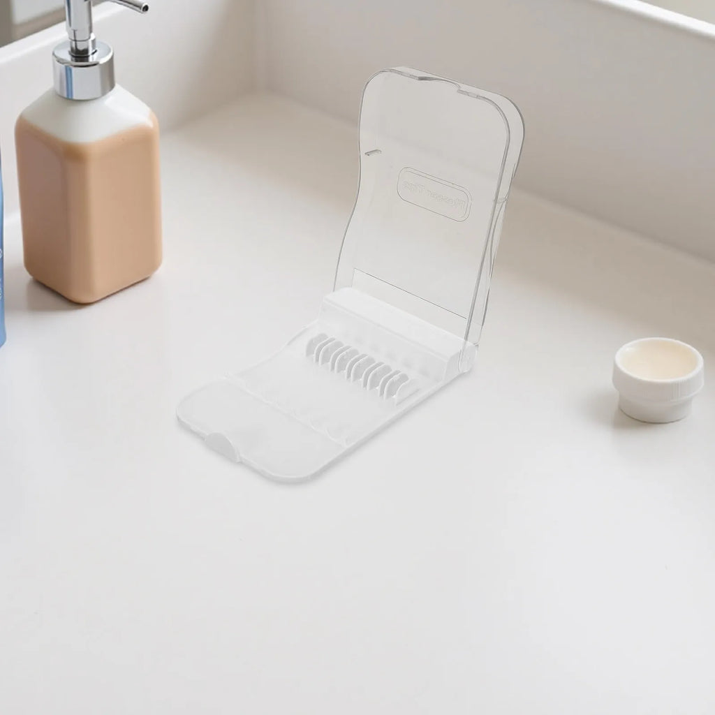 3-Pack Water Flosser Tips Case | 6-Slot Travel Organizer Box Flosser Tips Organizer QXL