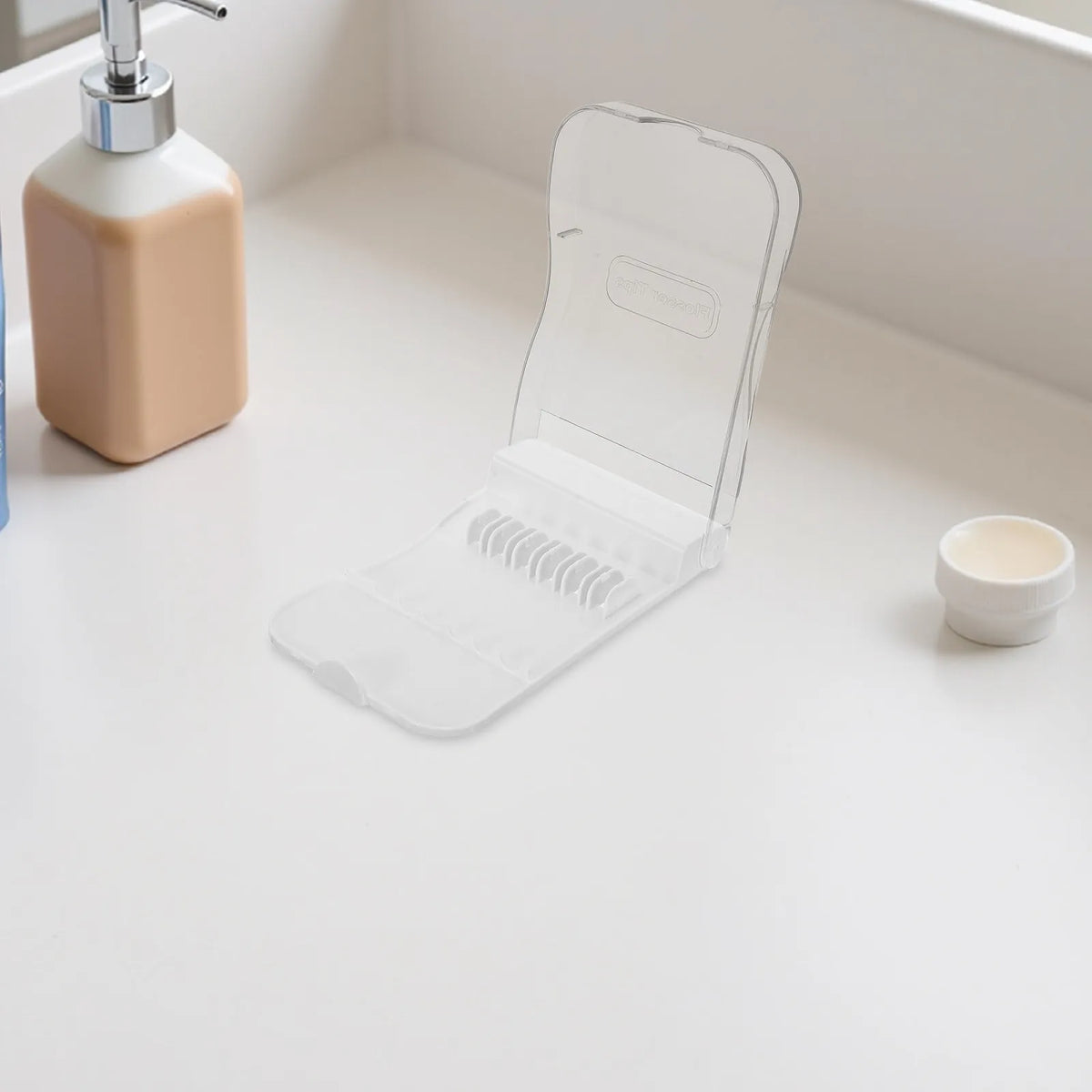 3-Pack Water Flosser Tips Case | 6-Slot Travel Organizer Box Flosser Tips Organizer QXL