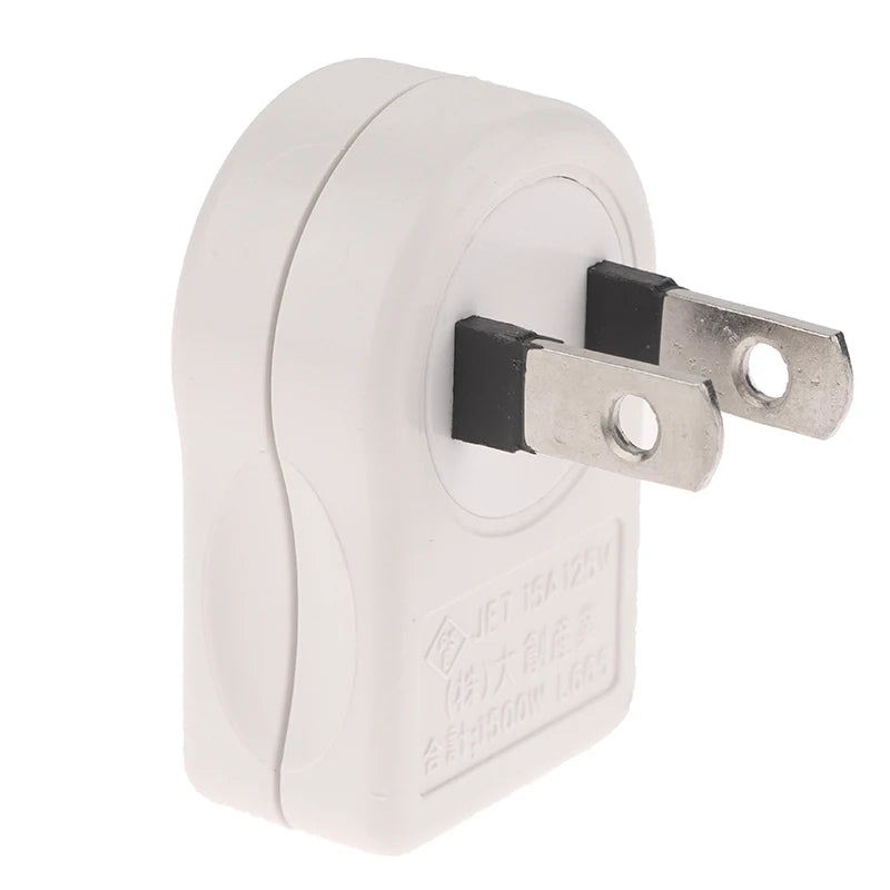 360° Rotatable US 2-Pin Foldable Travel Plug Adapter Plug Adapter QXL Portrait