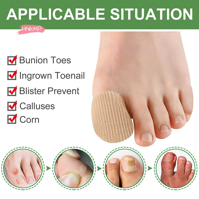 Silicone Toe Tube Protector – Gel Fabric Cover S/M/L | HNKMP Toe Tube Protector QXL