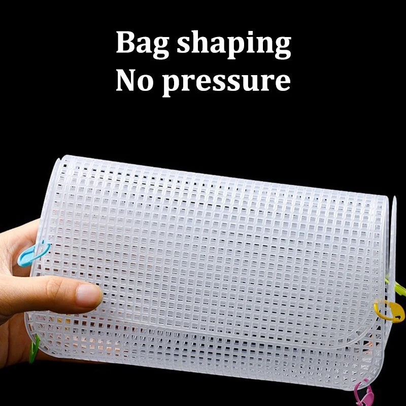 DIY Plastic Mesh Bag Weaving Kit | Handcraft Woven Bag DIY Weaving Kit QXL