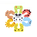 7-Pack Cute Animal Baby Door Finger Guards | EVA Stoppers Baby Door Stopper QXL B71 7Pcs