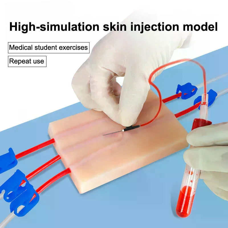 Venipuncture & Suture Practice Pad | Silicone Training Model Medical Training Pad QXL