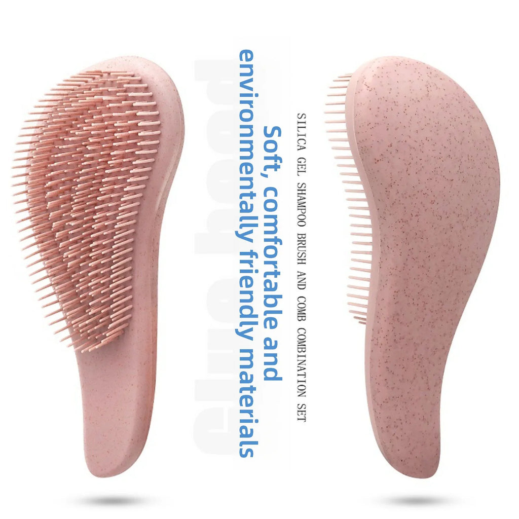 Magic Detangling Hair Brush | Anti-Static Scalp Massage Comb Detangling Hair Brush QXL
