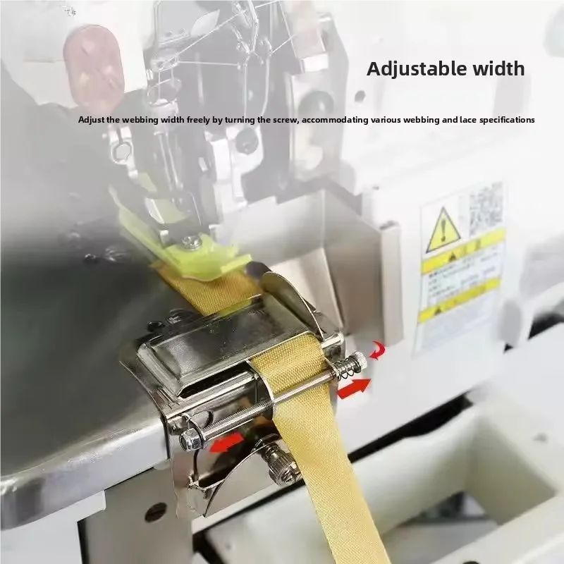 Adjustable Overlock Presser Foot – Elastic & Flanging Sewing Tool Sewing Machine Presser Foot QXL