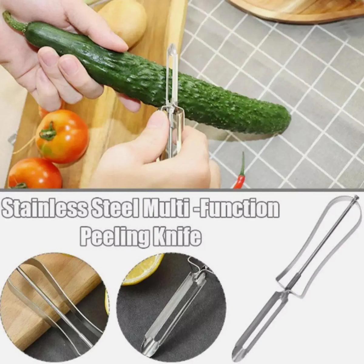 Stainless Steel Vegetable & Fruit Peeler | Kitchen Gadget Vegetable Peeler QXL