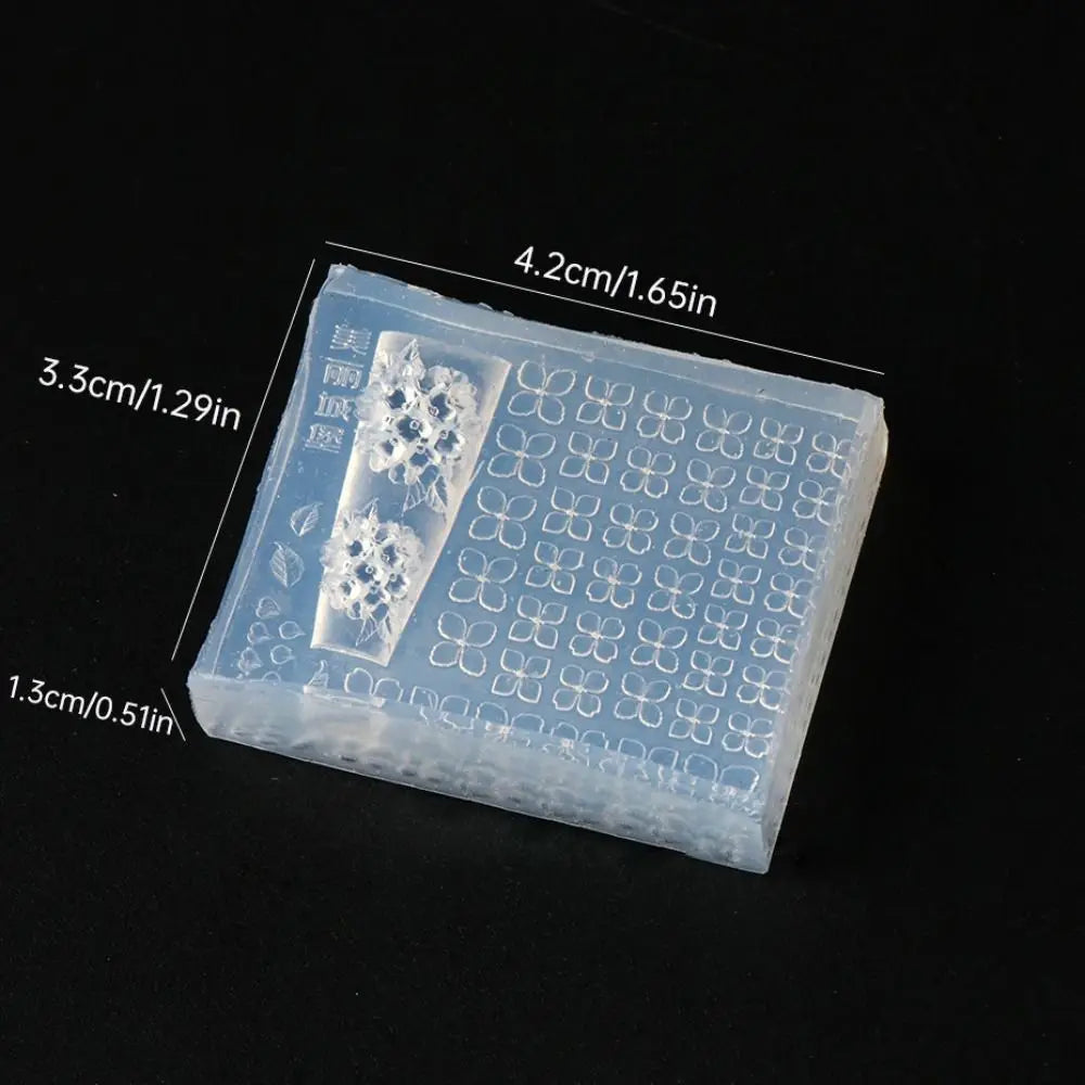 3D Silicone Nail Carving Mold | DIY Stamping & Nail Art Silicone Nail Mold QXL