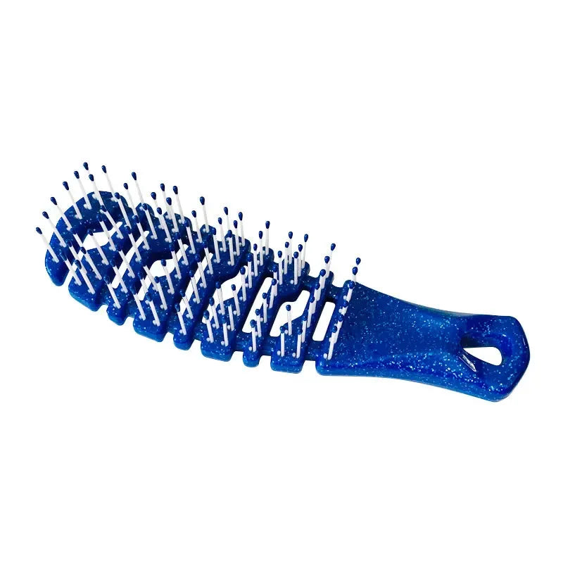 Gradient Hollow Hair Brush – Detangling Scalp Massage Comb Detangling Hair Brush QXL