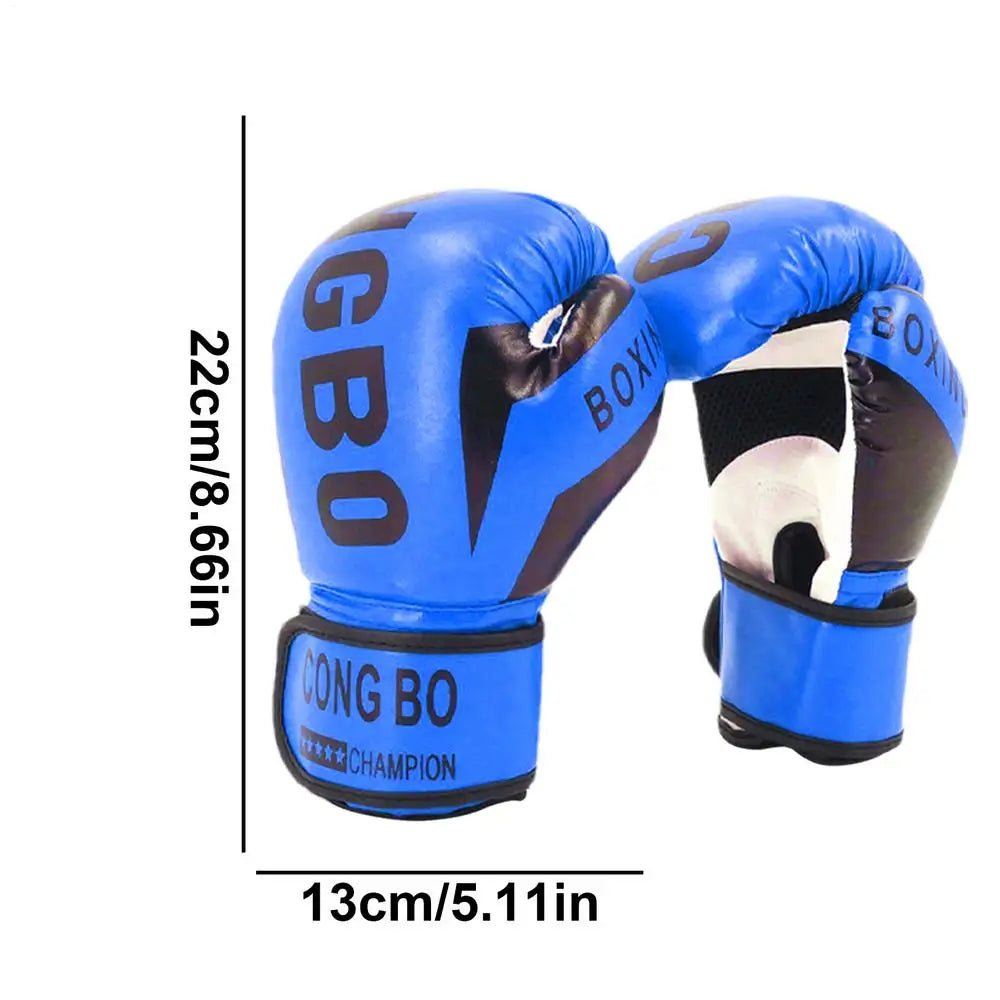 Kids Boxing Gloves | Children's Punching Training Mitts 6–12 Kids Boxing Gloves QXL Blue 1 Pair