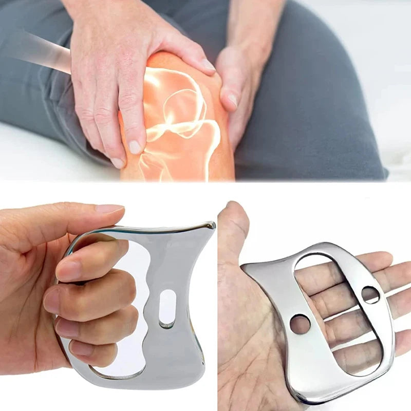 Stainless Steel Gua Sha Scraper | Body & Muscle Massager Gua Sha Scraper QXL