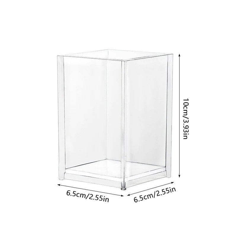 Acrylic Makeup Brush Holder & Desk Cosmetic Organizer Makeup Brush Holder QXL onesize