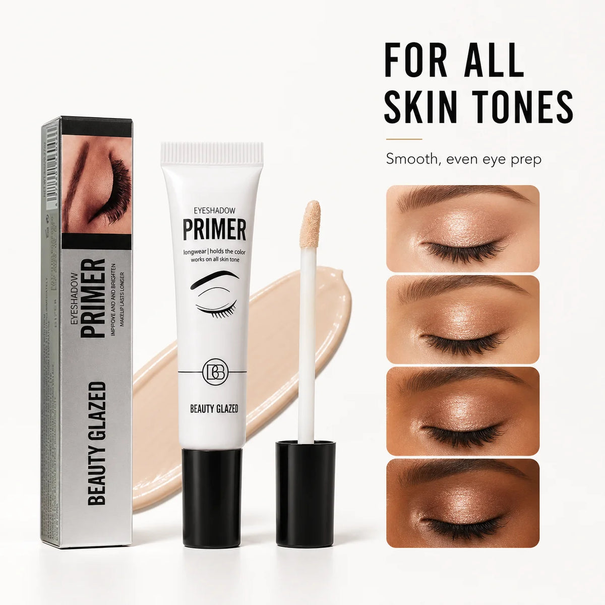 Eyeshadow Primer – Waterproof Crease-Resistant Eye Base Eye Makeup Primer QXL