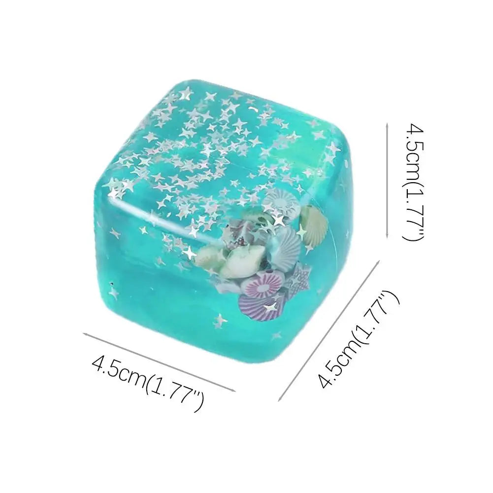 3D Ocean Shell Sensory Squeeze Cube | Squishy Fidget Toy Sensory Fidget Toy QXL