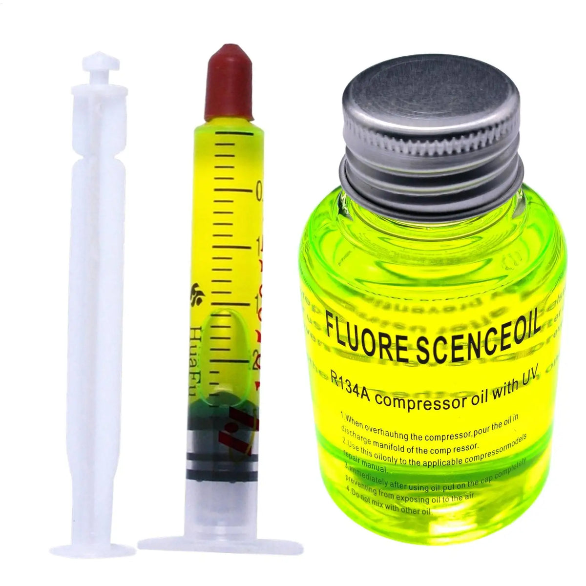 R134a Car AC Fluorescent Leak Detection Oil 60ml AC Leak Detection Oil QXL
