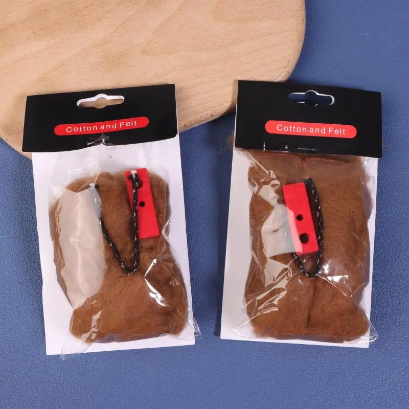 2-Pack Camel Wool Cotton Felt Wicks for Petrol Lighters Lighter Replacement Wick QXL