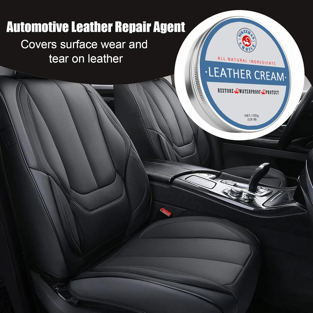 Car Leather Care Cream | Seat Conditioner & Interior Polish Leather Care Cream QXL