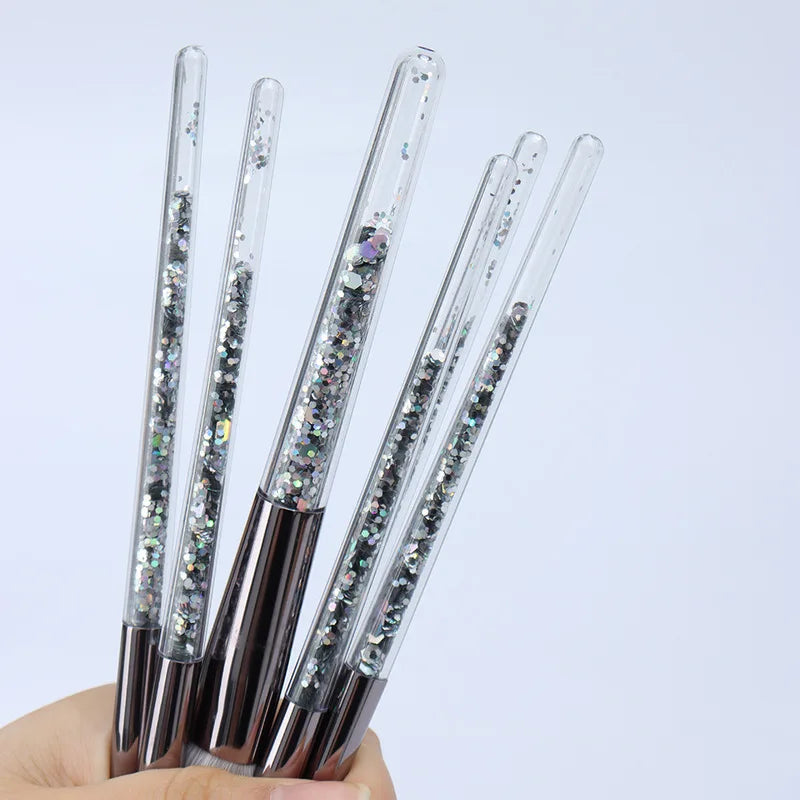 Zoreya 6-Piece Makeup Brush Set | Eyeshadow & Blush Makeup Brush Set QXL
