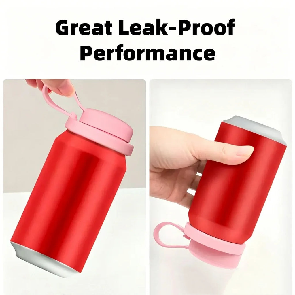 Silicone Soda Can Cover with Straw Hole | Reusable Lid Beverage Can Lid QXL