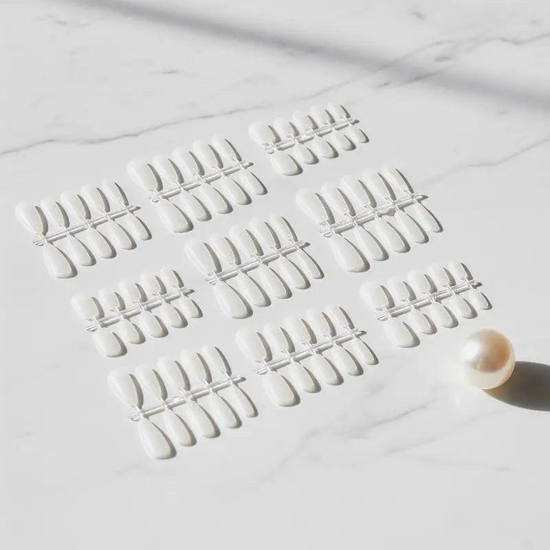 100-Pc Matte Almond Full Cover Soft Gel Fake Nail Tips Fake Nail Tips QXL