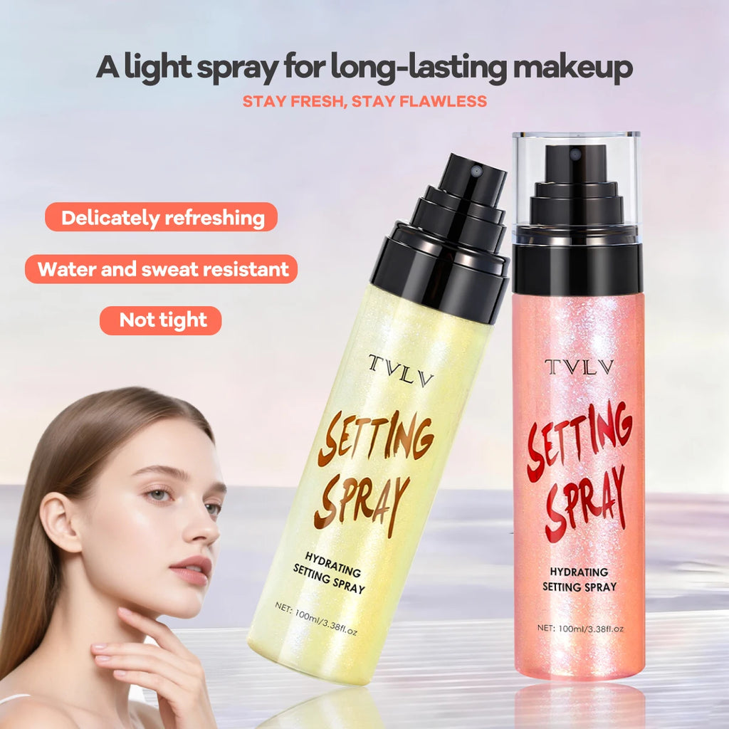2-Pack Moisturizing Makeup Setting Spray – Waterproof & Long-Wear Makeup Setting Spray QXL