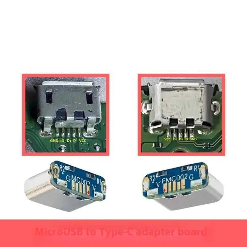 2-Pack USB Type-C 5-Pin Female SMD Socket | PCB Solder Connector USB PCB Connector QXL