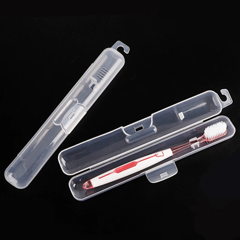 Transparent Travel Toothbrush Case | Portable PP Holder Box Toothbrush Travel Case QXL