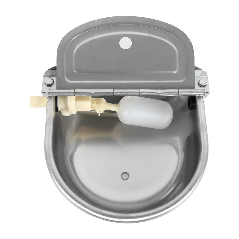 304 Stainless Steel Automatic Livestock Waterer | Float Valve Bowl Livestock Waterer Bowl QXL
