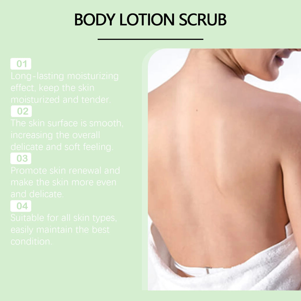 Avocado Exfoliating Body Scrub | Moisturizing Pore Cleanser Body Scrub Lotion QXL