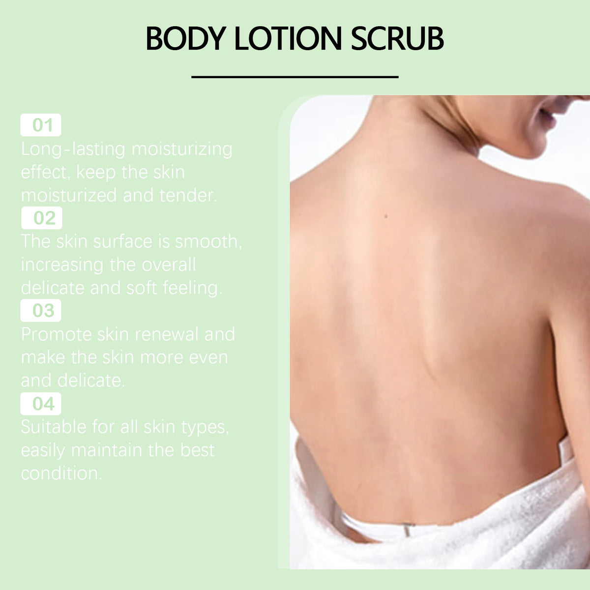 Avocado Exfoliating Body Scrub | Moisturizing Pore Cleanser Body Scrub Lotion QXL