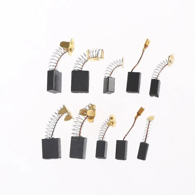 50-Pc Carbon Brush Set | 5 Models for Motors & Power Tools Carbon Brush Set QXL