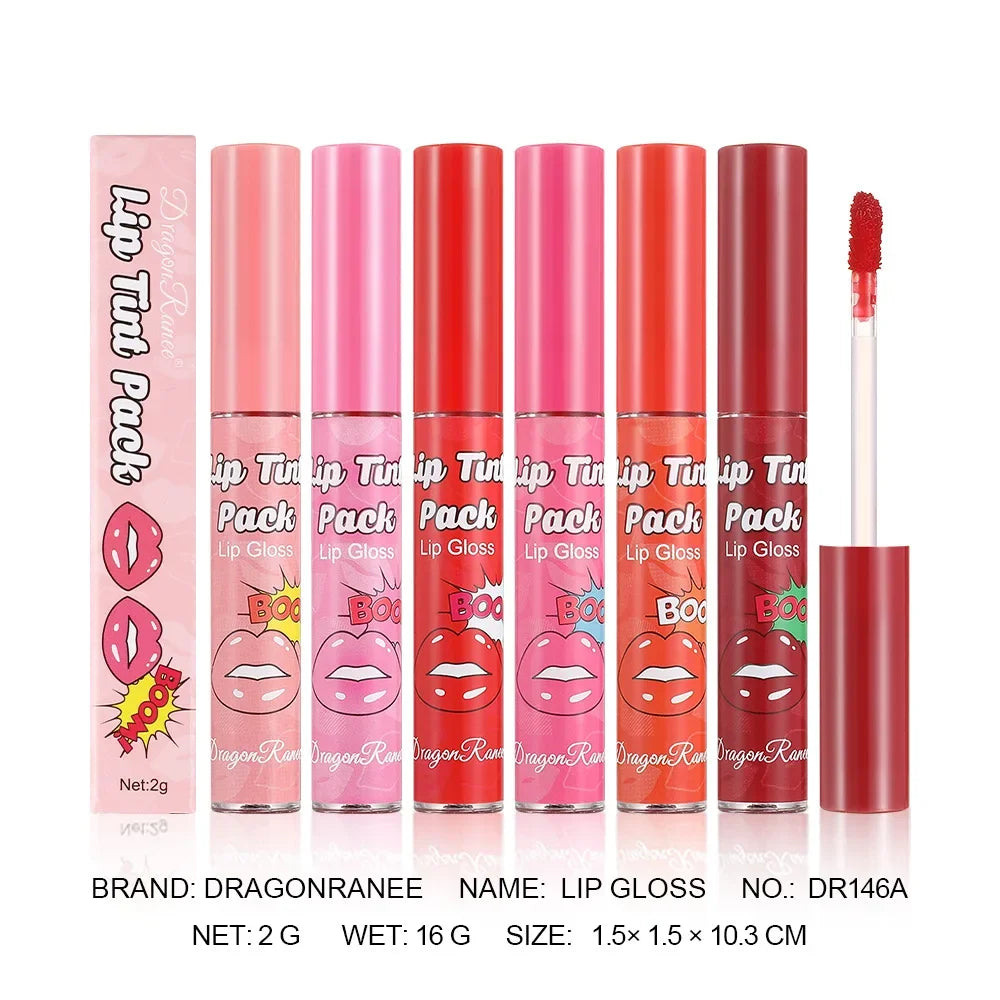 Dragon Ranee Peel-Off Matte Lip Tint | Waterproof Lip Stain Peel-Off Lip Tint QXL