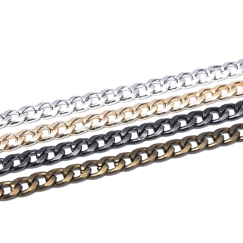 Aluminum Bag Chain Strap 120cm | DIY Handbag Shoulder Strap Bag Chain Strap QXL